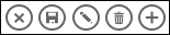 أزرار على شريط الإجراءات في تطبيقات access