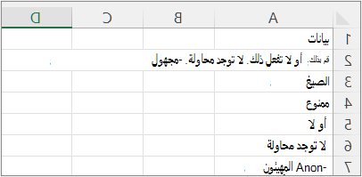 نتائج مثال 3