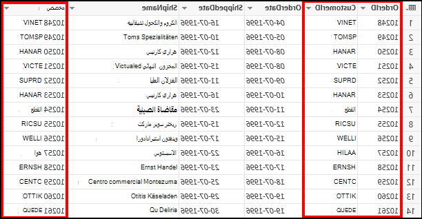 عمود مدمج مخصص