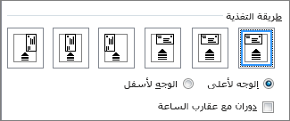 رسم تخطيطي لخيارات الإدخال لإدخال المغلفات إلى الطابعة