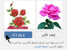 حدد الزر 
