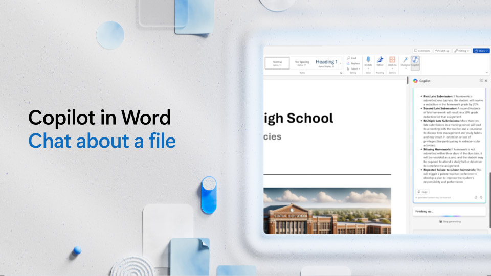فيديو: الدردشة مع Copilot حول ملف Word