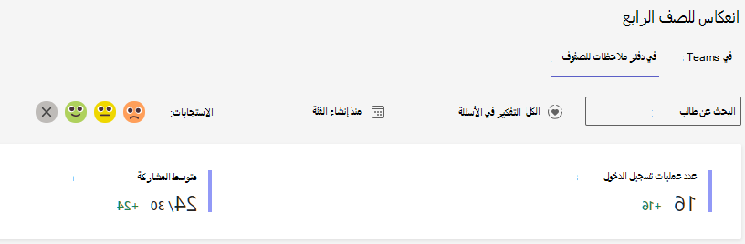 لقطة شاشة لخيارات العاكس.
