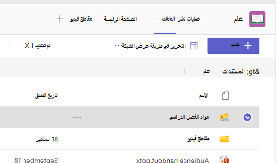 مواد الفئة