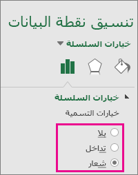 يعرض جزء المهام 