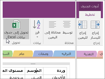 لقطة شاشة للزر 