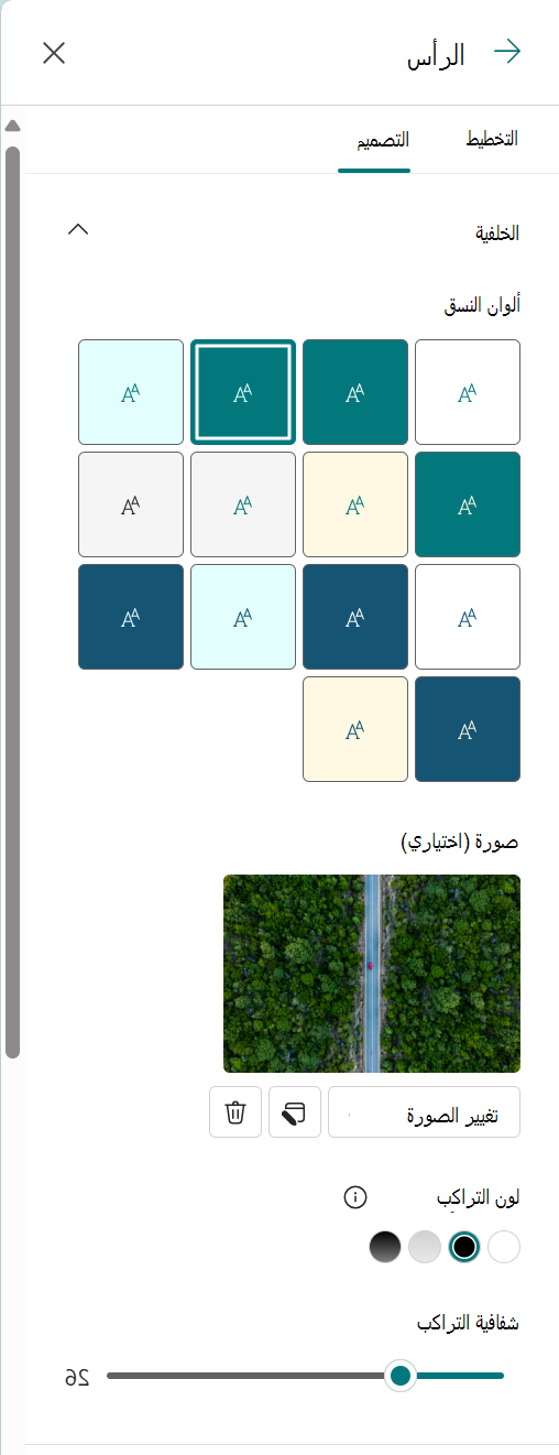 خلفية الرأس