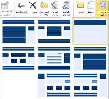 إضافة صفحات إلى SharePoint Designer 2010