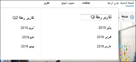 قائمه ميغا في SharePoint