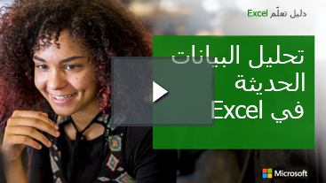 امرأة تبتسم، دليل التعلم ل Excel