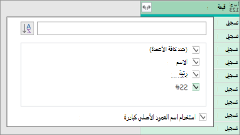 توسيع سجل JSON