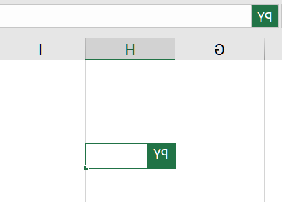 مصنف Excel مع تمكين Python في Excel في خلية، يعرض أيقونة PY الخضراء في الخلية.