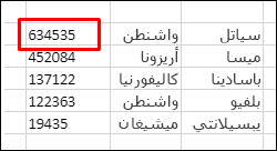 فرز البيانات دون استخدام صفّ رأس