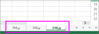 علامات تبويب الأوراق