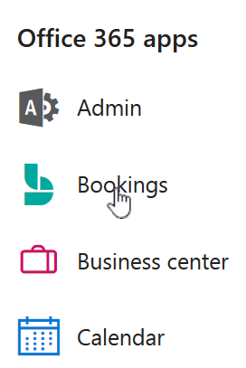 AppLauncher مع تمييز تجانب Bookings