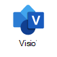 لقطة شاشة لشعار Visio.
