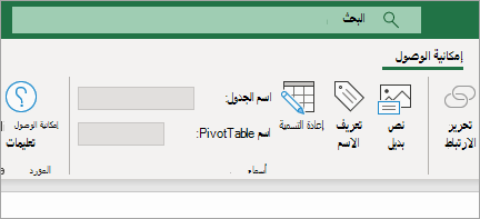 يظهر شريط إمكانية وصول ذوي الاحتياجات الخاصة