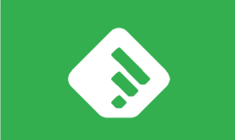 شعار Feedly.