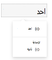 الكلمة لا أحد لديه بطاقة ترجمة إسبانية تظهر عناصر تحكم النطق والنادي.
