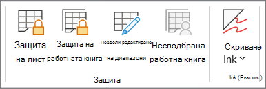 Защита на лист под разглеждане