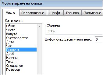 Категорията 