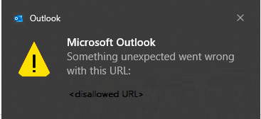 Outlook Възникна неочакван проблем