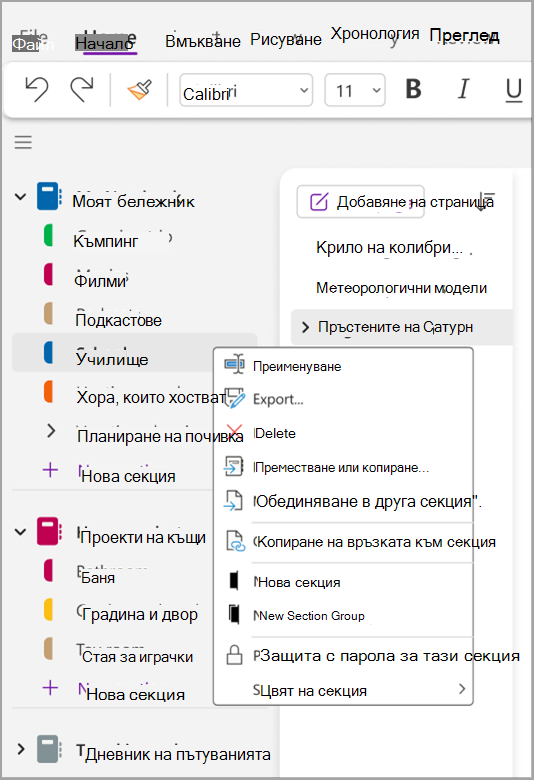 Екранна снимка на основни задачи nine.png
