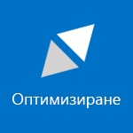 Екранна снимка на плочка, която показва думата 