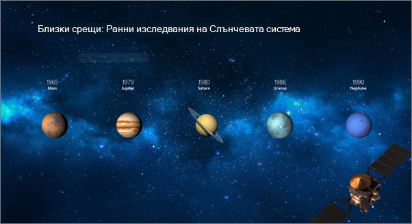 Показва слайд преди прилагането на прехода 