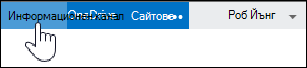 Опция за информационен канал
