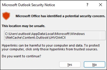 Outlook блокира .ics файлове
