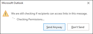 Проблем с разрешенията за OneDrive в Outlook