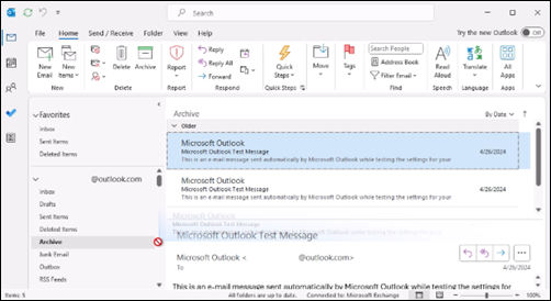 Не можете да плъзгате и пускате имейли в класическия Outlook
