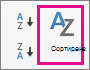 On the Excel Data tab, select Sort