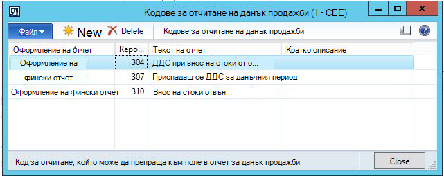 KB4072642 – кодове за отчитане на данък продажби Оформление на фински отчет