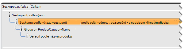 horní znaky obrazovky