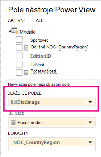 Dlaždice Power View