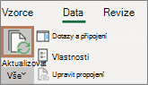Mouse pointer over the Refresh All button