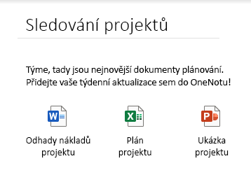Vložené soubory na stránce ve OneNotu pro Windows 10