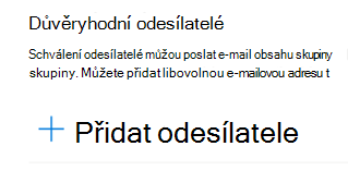 E-mailovou adresu můžete přidat do seznamu důvěryhodných odesílatelů.