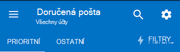 Přepnutí do zobrazení Prioritní