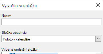 Create New Folder dialog box