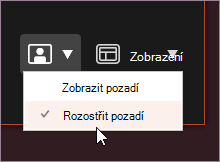 Rozostřit pozadí