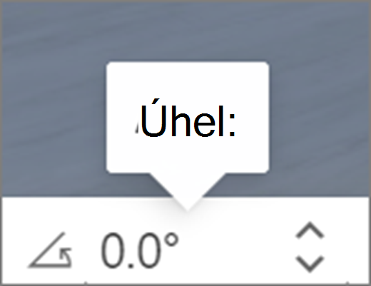 Uživatelské rozhraní Úhel