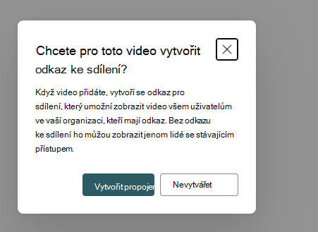 vytvořit odkaz ke sdílení