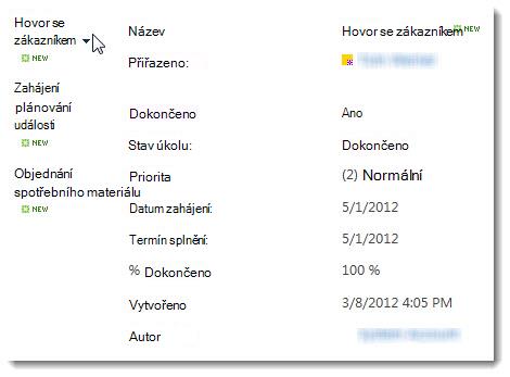 Zobrazení ve stylu podokna náhledu
