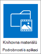 Dlaždice knihovny materiálů