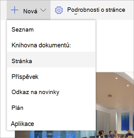 Nová stránka