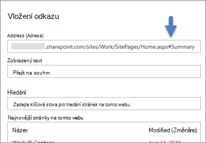 Příklad odkazu se záložkou