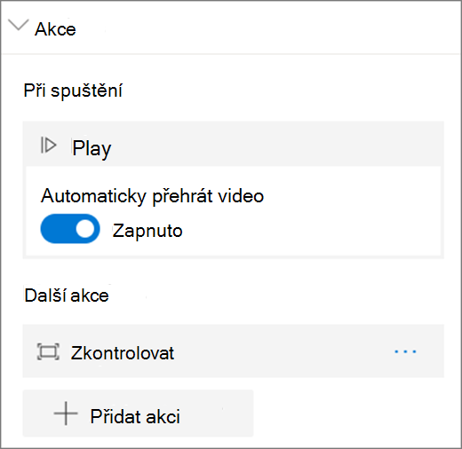 Možnosti videa